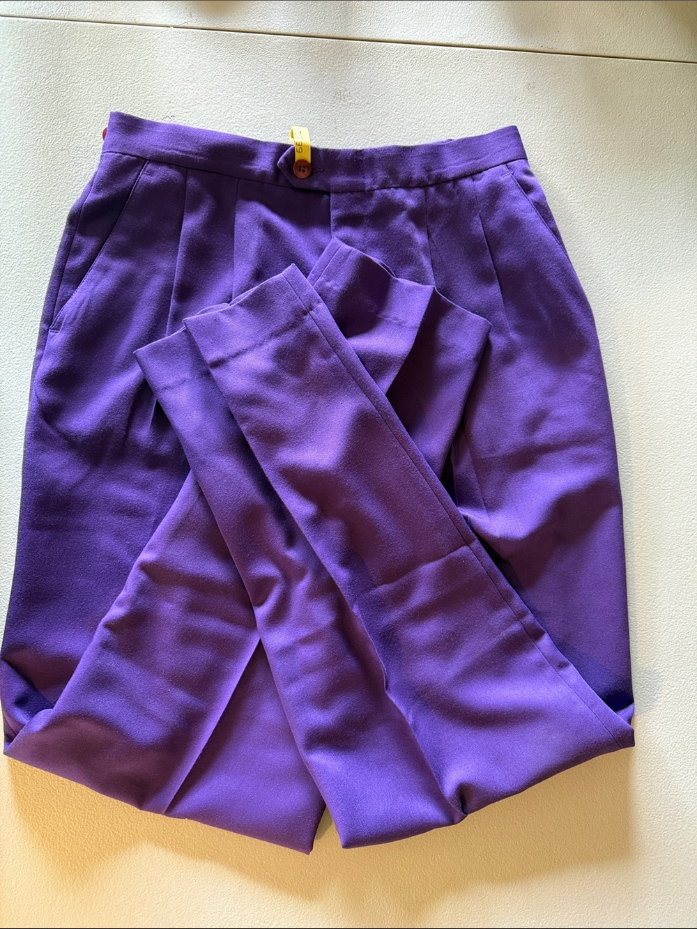Taylor Flex Women's Pleated Trousers Size: 12